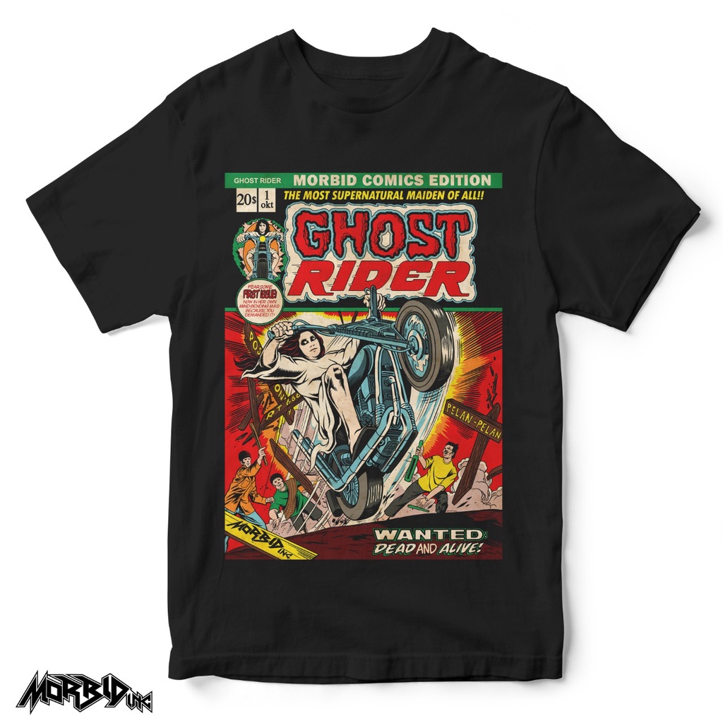 Jual Kaos Ghost Rider Suzzanna T Shirt Comic Ghost Rider Shopee