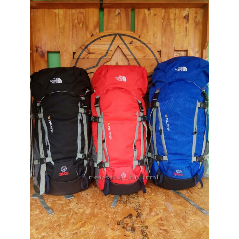 Jual TAS KERIL GUNUNG TNF ELEKTRA 45 Liter TAS CARRIER GUNUNG TNF 50