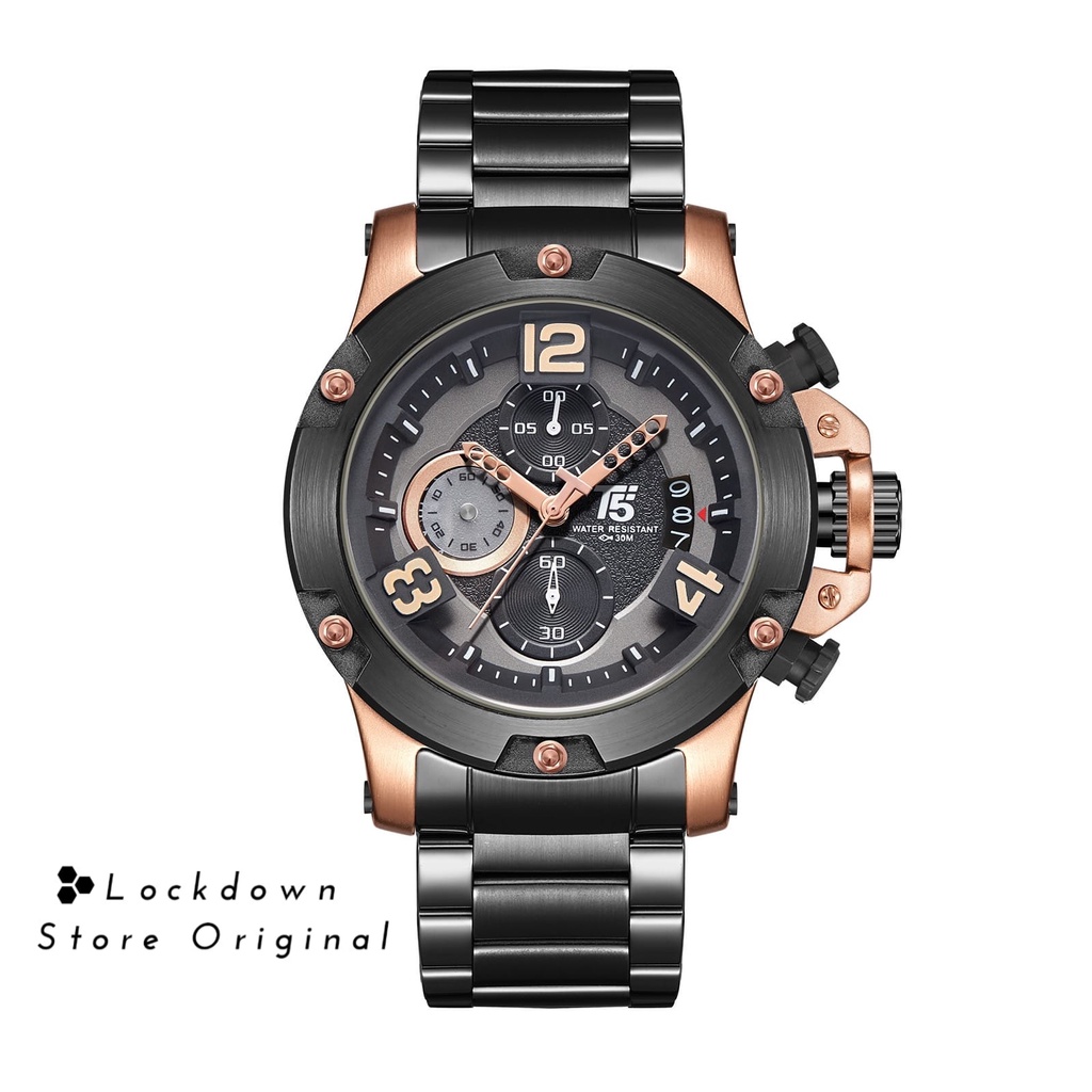 Jual New JAM T5 3927 ORIGINAL CHRONOGRAPH JAMTANGAN T5 3927 JAM