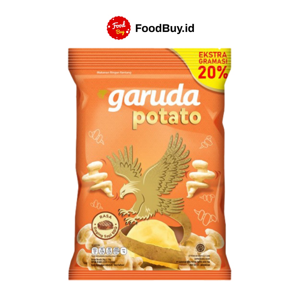 Jual Garuda Crunchy Potato Rasa Daging Sapi BBQ 60 Gr Shopee Indonesia