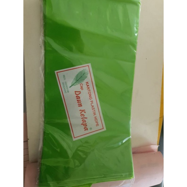 Jual Plastik Lemper Hijau Kantong Hdpe Cap Daun Kelapa Gr Indonesia