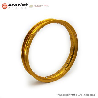 Jual VELG VELEK RODA VELK ALUMINIUM SCARLET RING ALOY SATUAN RING 17