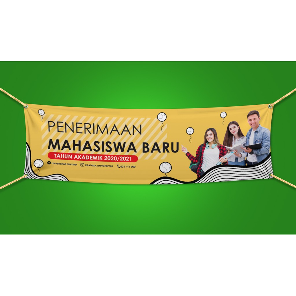 CETAK SPANDUK BANNER MURAH MUTU TERBAIK FLEXI 280 Flexy STD 1X1