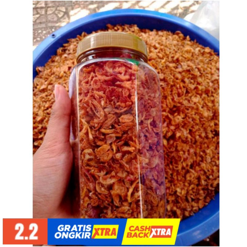 Jual 200 GR BAWANG GORENG Kemasan TOPLES FLASH SALE BRAMBANG GORENG