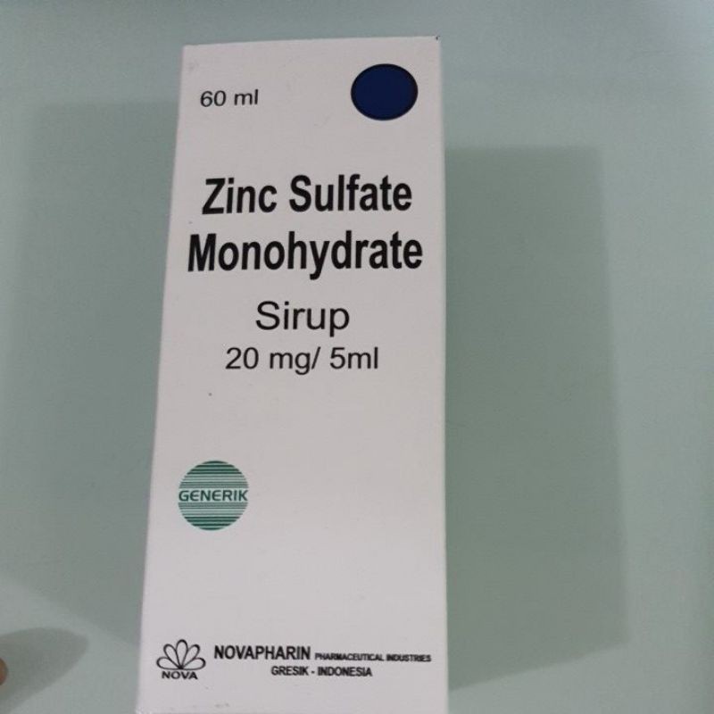 Jual Zinc Sulfate Syr 20mg 5ml Shopee Indonesia