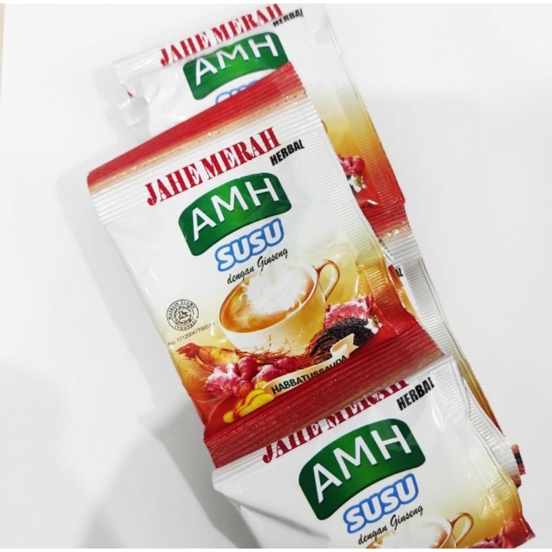 Jual Jahe Susu Amh SERENCENG ISI 10 SASET Jahe Merah Plus Susu 1