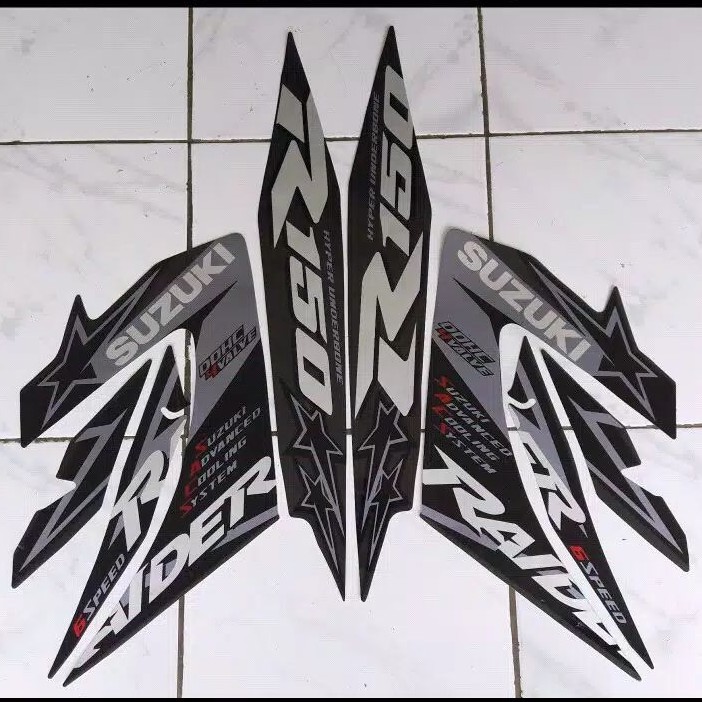 Jual Stripping Sticker Lis Motor Standar Suzuki Satria Fu Raider F150