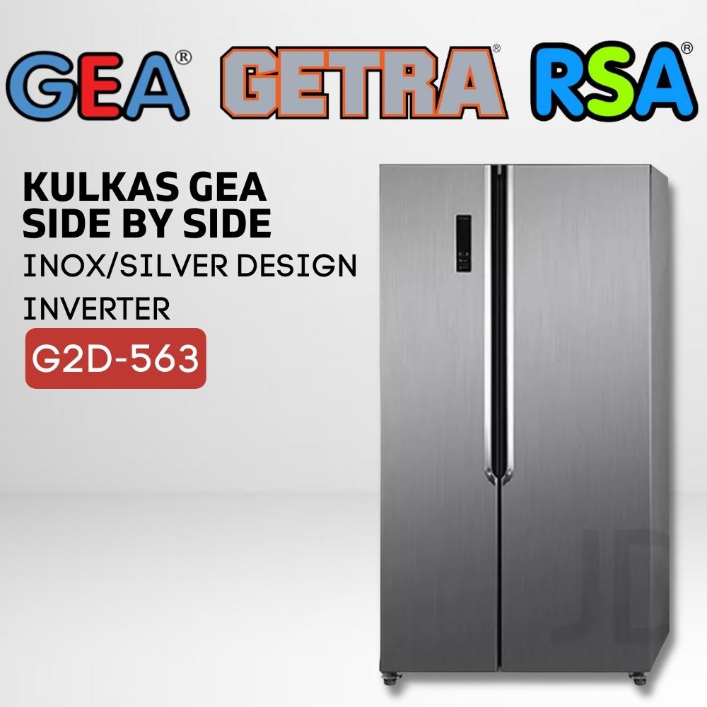 Jual Kulkas Gea Side By Side G D Inverter Inox Kulkas Pintu G D