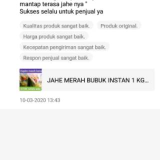 Jual JAHE MERAH BUBUK INSTAN 1 KG Shopee Indonesia