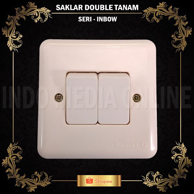 Jual Saklar Seri Tanam Double IB Inbow Shopee Indonesia