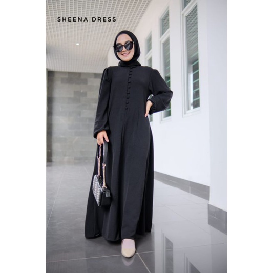 Jual Sheena Dress Busui Friendly Ukuran M L Xl Xxl Shopee Indonesia