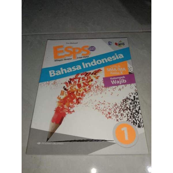 Jual Buku Bahasa Indonesia Wajib SMA MA Kelas 10 1 Penerbit Erlangga