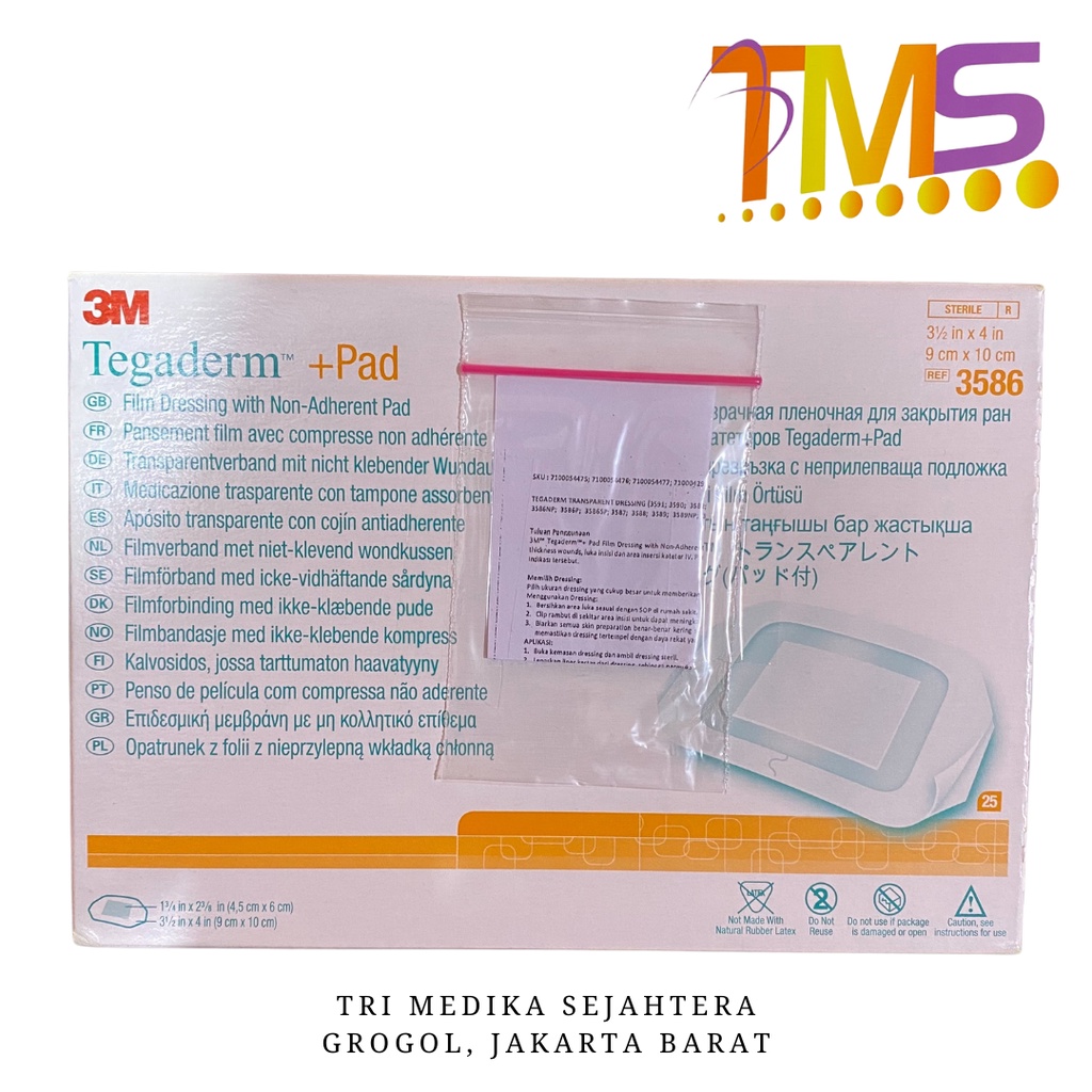 Jual M Tegaderm Pad Plester Luka Transparan Tahan Air