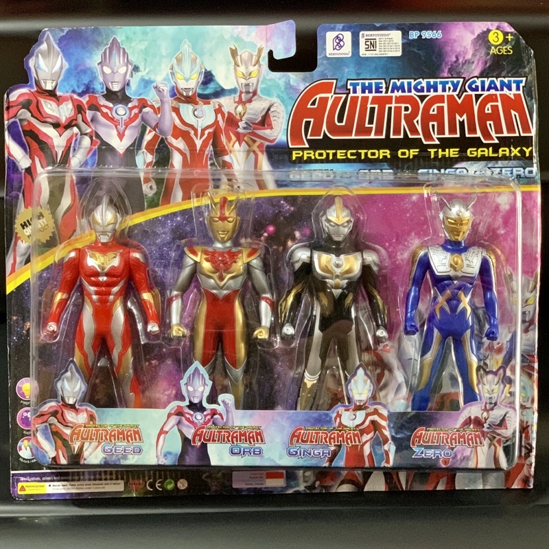 Jual Mainan Robot Ultraman Ultraman Set Isi 4 Ukuran Besar SNI Shopee