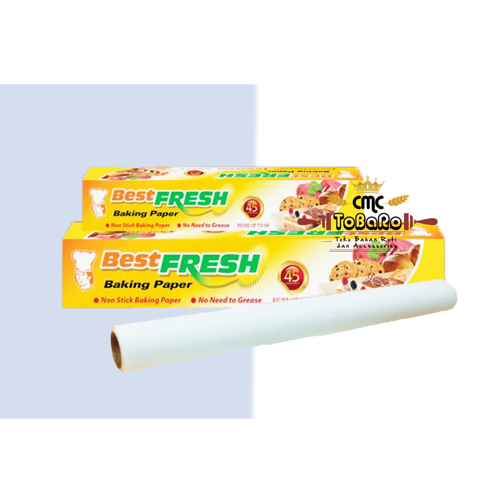 Jual Baking Paper Best Fresh Pcs Kertas Roti X Cm Shopee