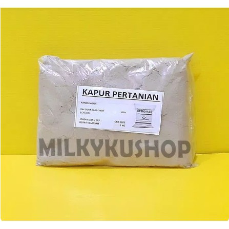 Jual Pupuk Kapur Pertanian Kaptan Dolomit Dolomite Kebomas Repack Kg