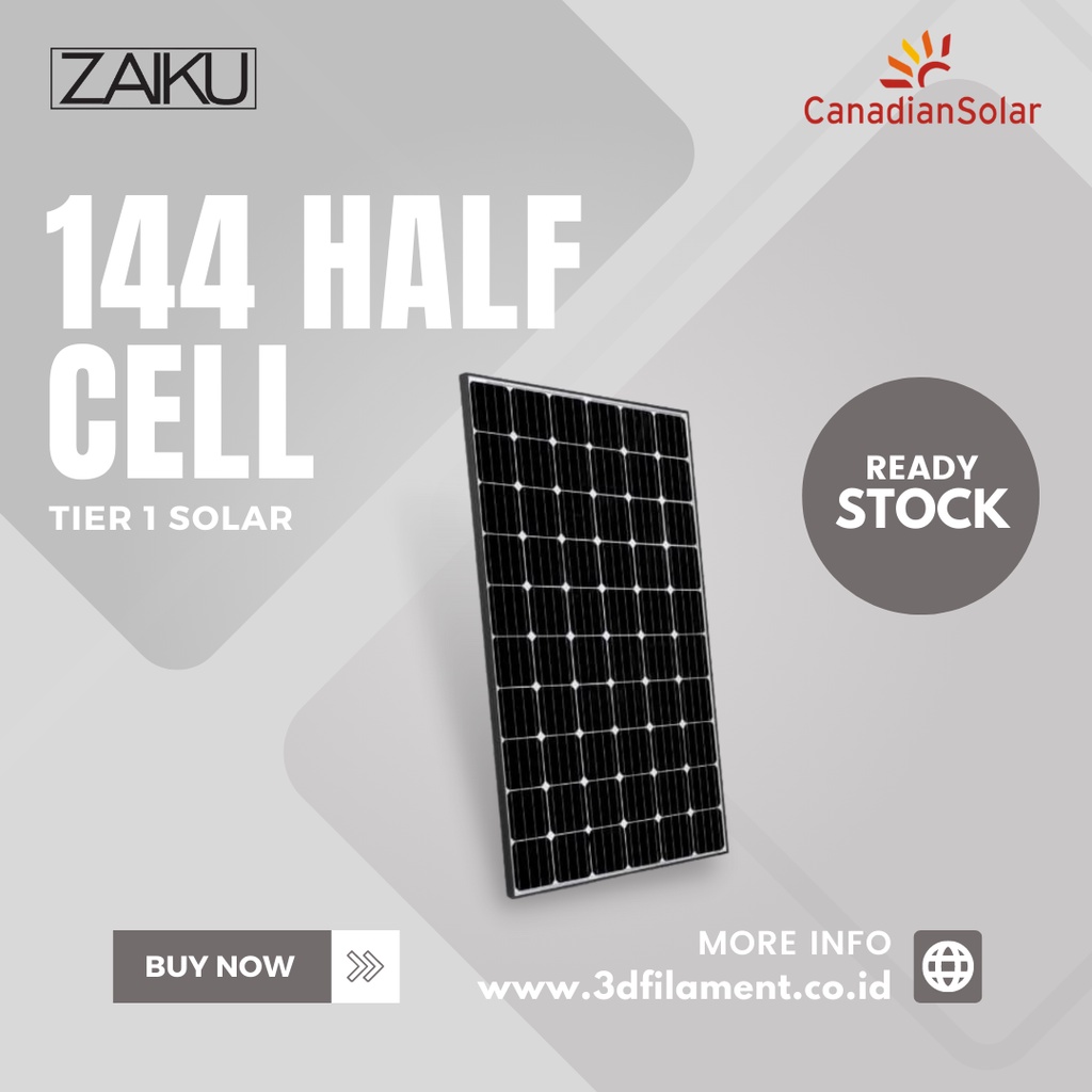 Jual Original Canadian Solar Half Cell W Mono Perc Module Kumax