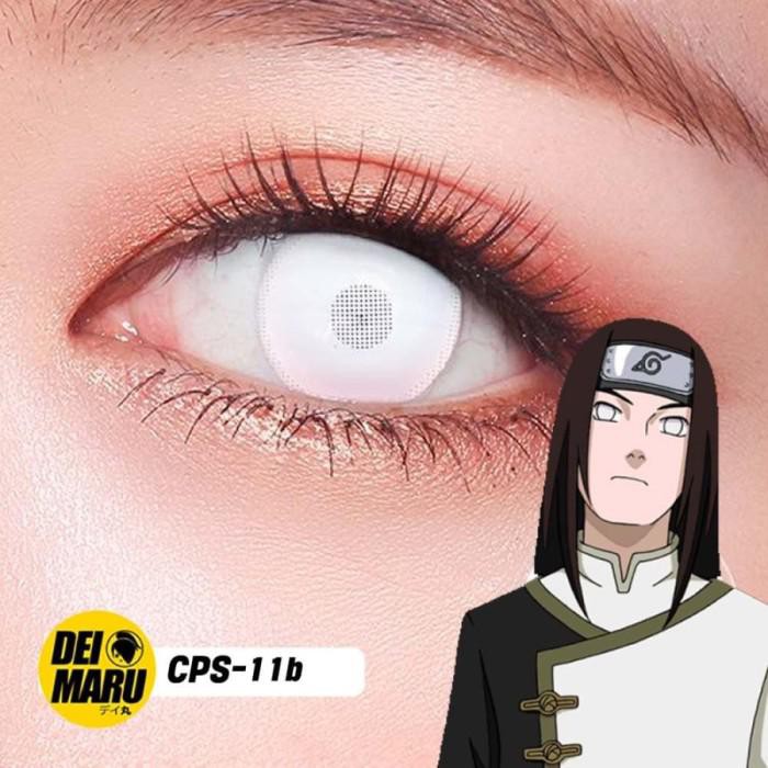 Naruto Hyuga Neji Byakugan White Halloween Cosplay Contact Lenses