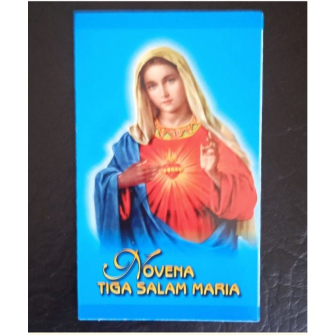 Jual LEMBARAN DOA NOVENA TIGA SALAM MARIA Shopee Indonesia