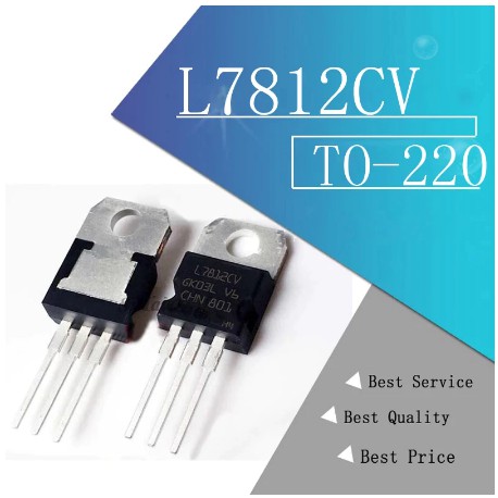 Jual Voltage Regulator IC Transistor L7812CV L7812 7812 DIP LM7812 12V