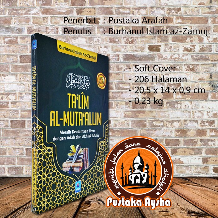 Jual Talim Al Mutaallim Arafah Pustaka Aysha Shopee Indonesia