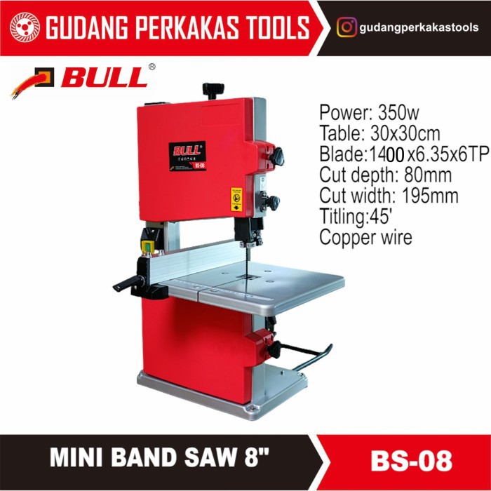 Jual Sbo Mesin Mini Bandsaw Bull Bs Mesin Gergaji Pita Bull