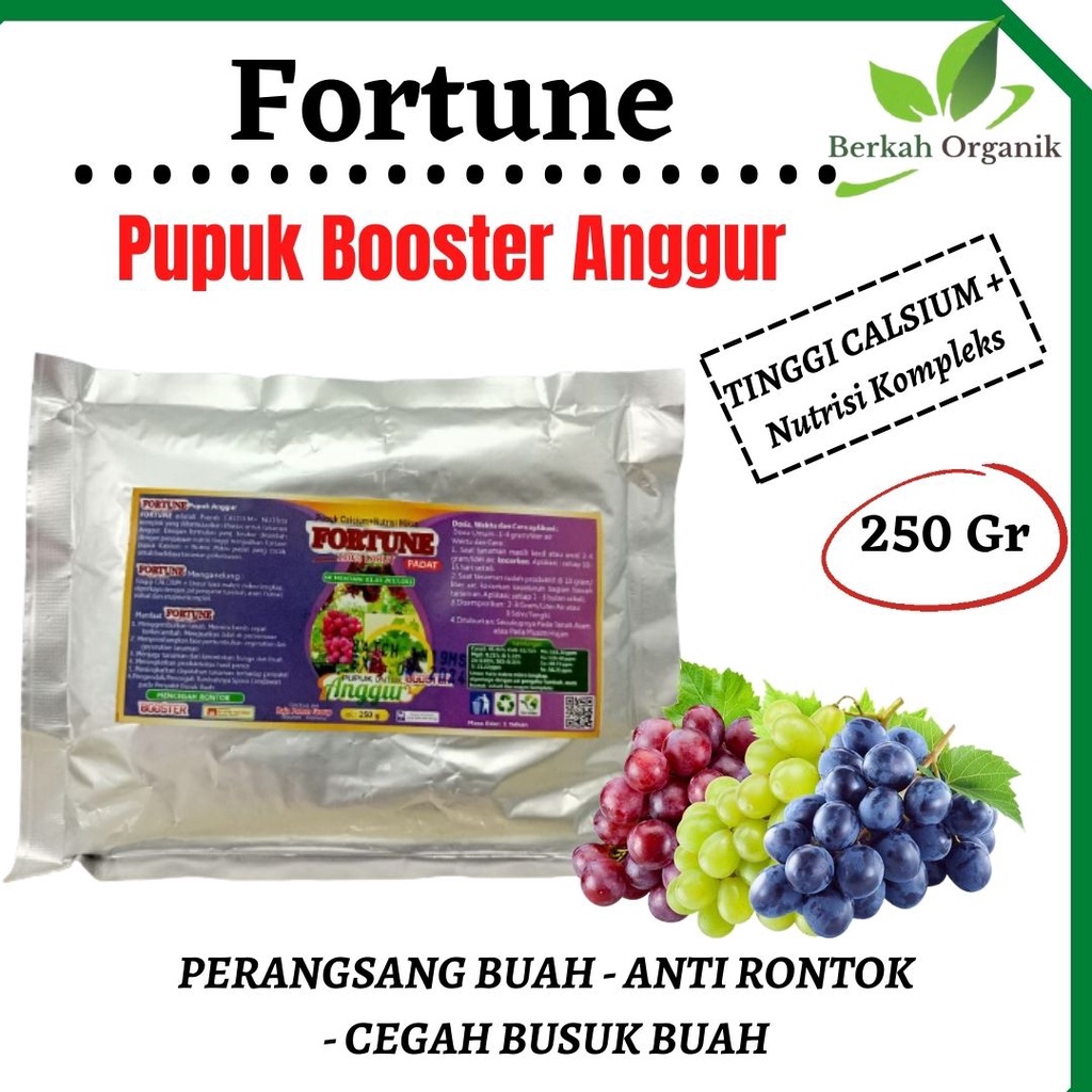 Jual Pupuk Booster Anggur Masa Pertumbuhan Vegetatif Pupuk Anggur