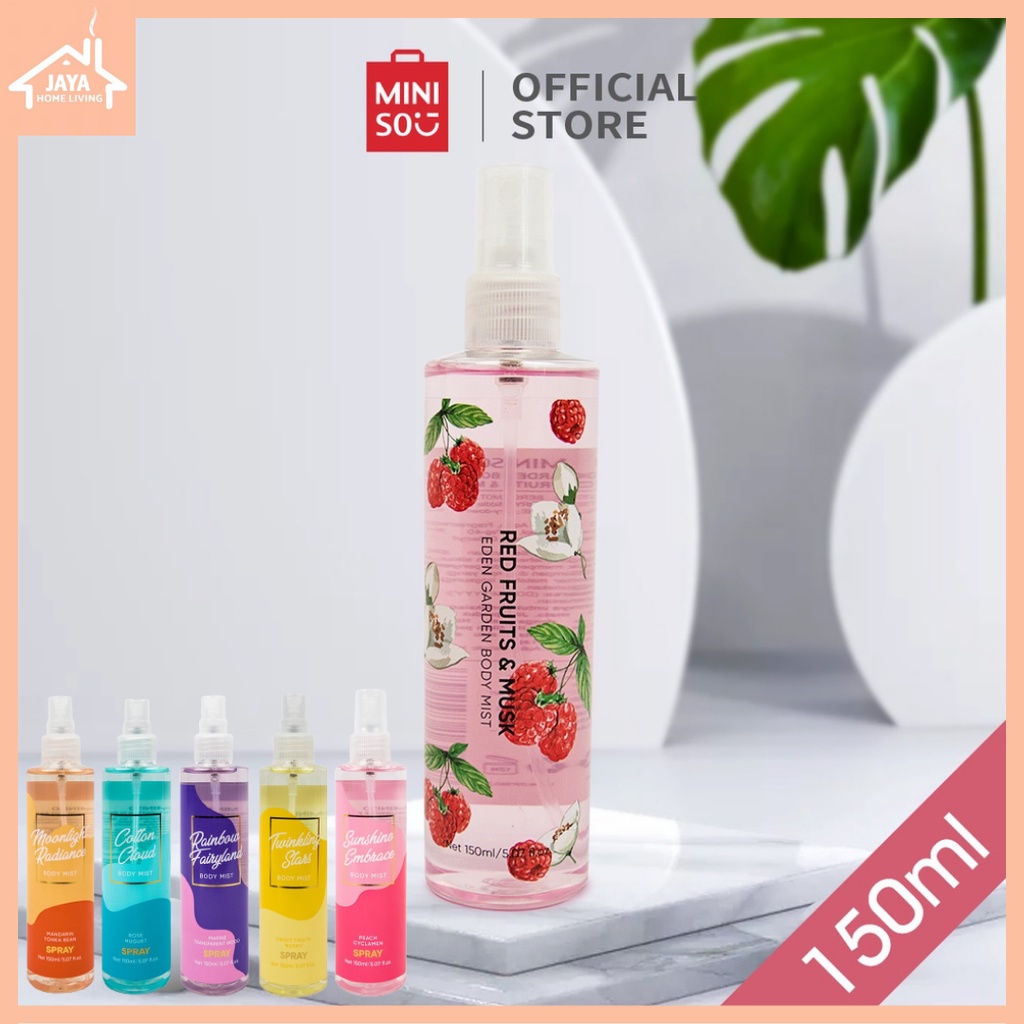 Jual Harga Murah Miniso Red Fruits Musk Parfum Eden Garden Body