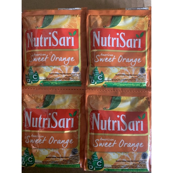 Jual Nutrisari American Sweet Orange 10 Sachet Shopee Indonesia