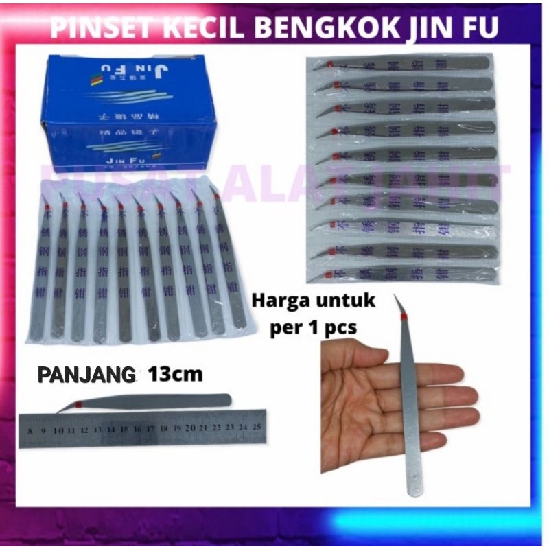 Jual Pinset Pingset Alat Capit Jepit Penjepit Benang Stainless Stell