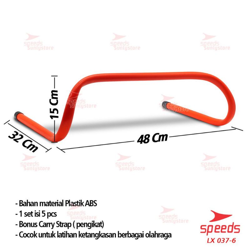 Jual Hurdle Kelincahan 15 Cm Hurdle 15 Cm Untuk Kelincahan Alat Bantu