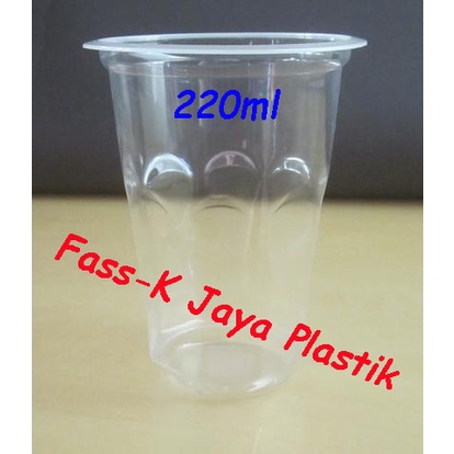 Jual Gelas Plastik Bening Cup Aqua Pcs Gelas Kopi Gelas Ice Cream