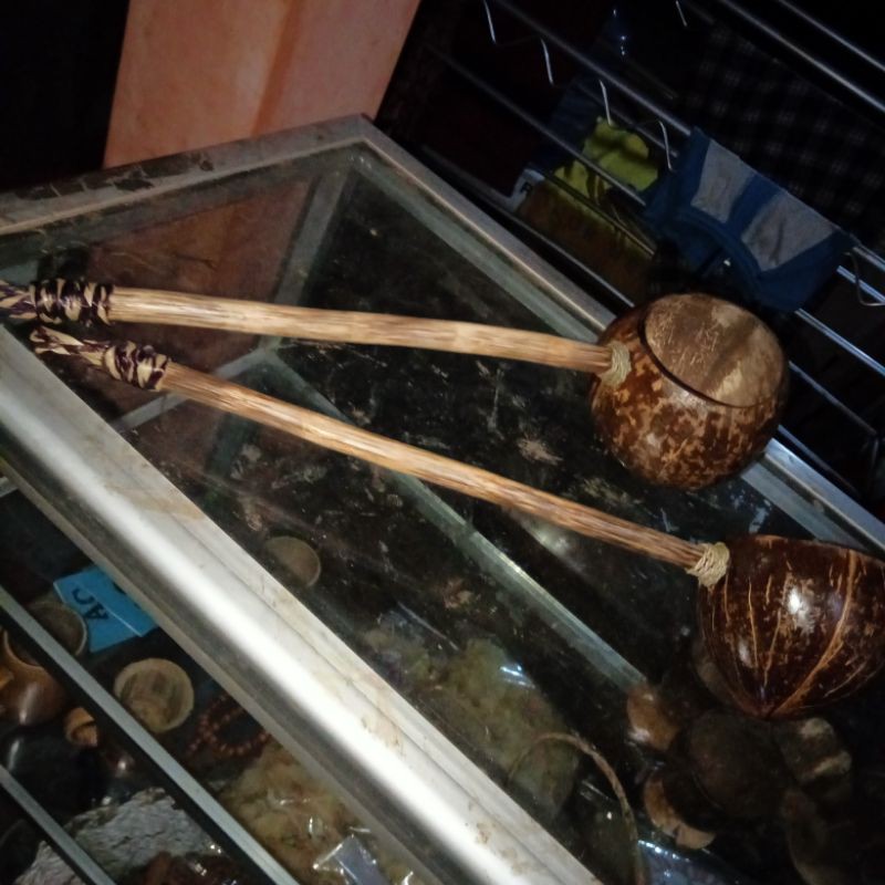 Jual Gayung Siwur Batok Kelapa Etnik Jadul Natural Alami Tempurung