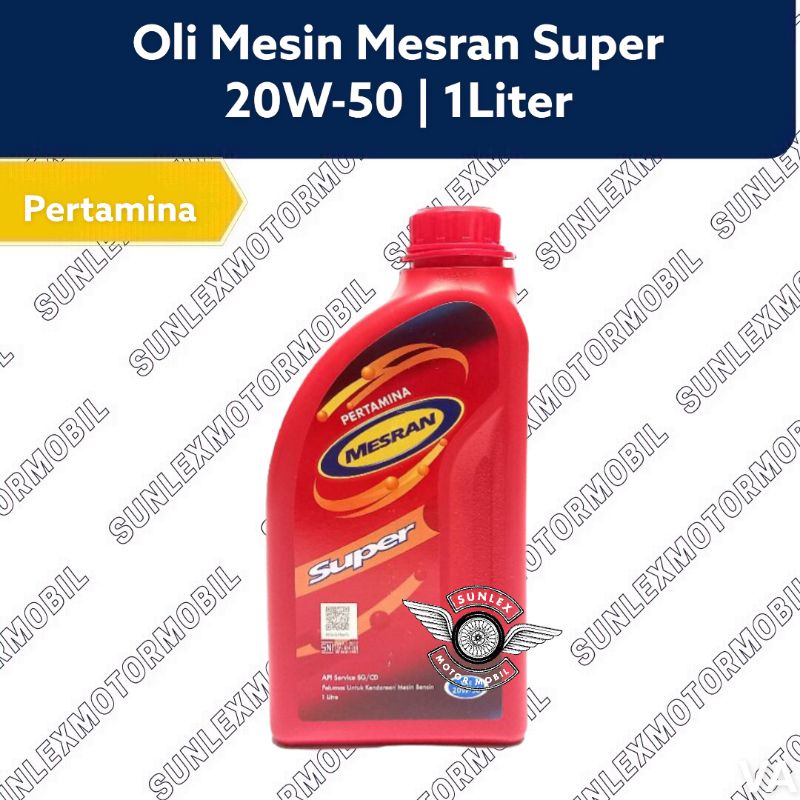 Jual Oli Mesin Pertamina Mesran Super W L Liter Bensin W