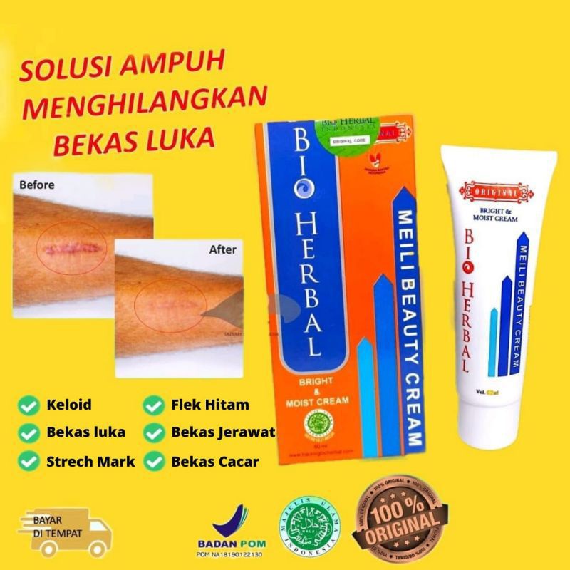 Jual Bio Herbal Meilibahenling Cream Penghilang Bekas Luka Shopee