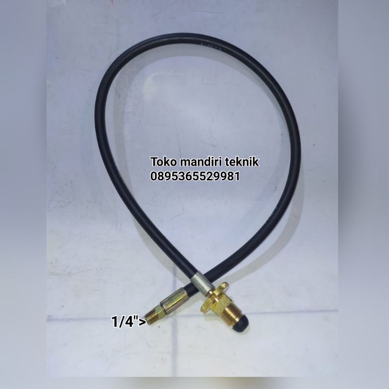 Jual Selang Gas Figtail Instalasi Tabung 50kg Inlet 1 4 Shopee Indonesia