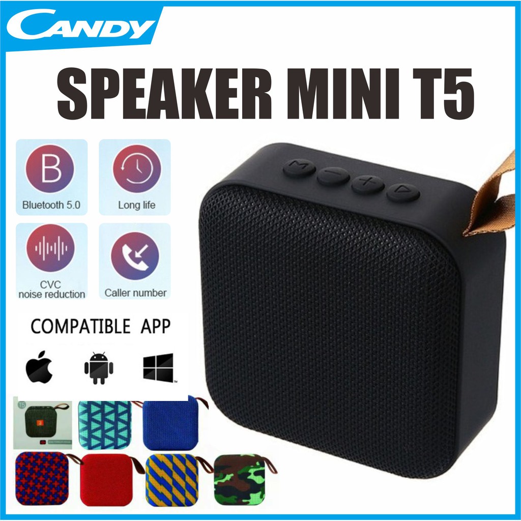 Jual Speaker Bluetooth T Speaker Mini Bluetooth Shopee Indonesia