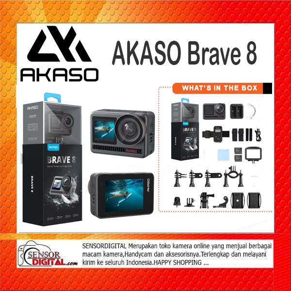 Jual Akaso Brave K Fps Action Camera Resmi Shopee Indonesia