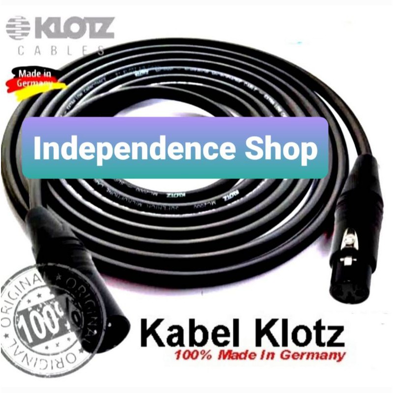 Jual Kabel Microphone Klotz Mc Original Germany Meter Xlr