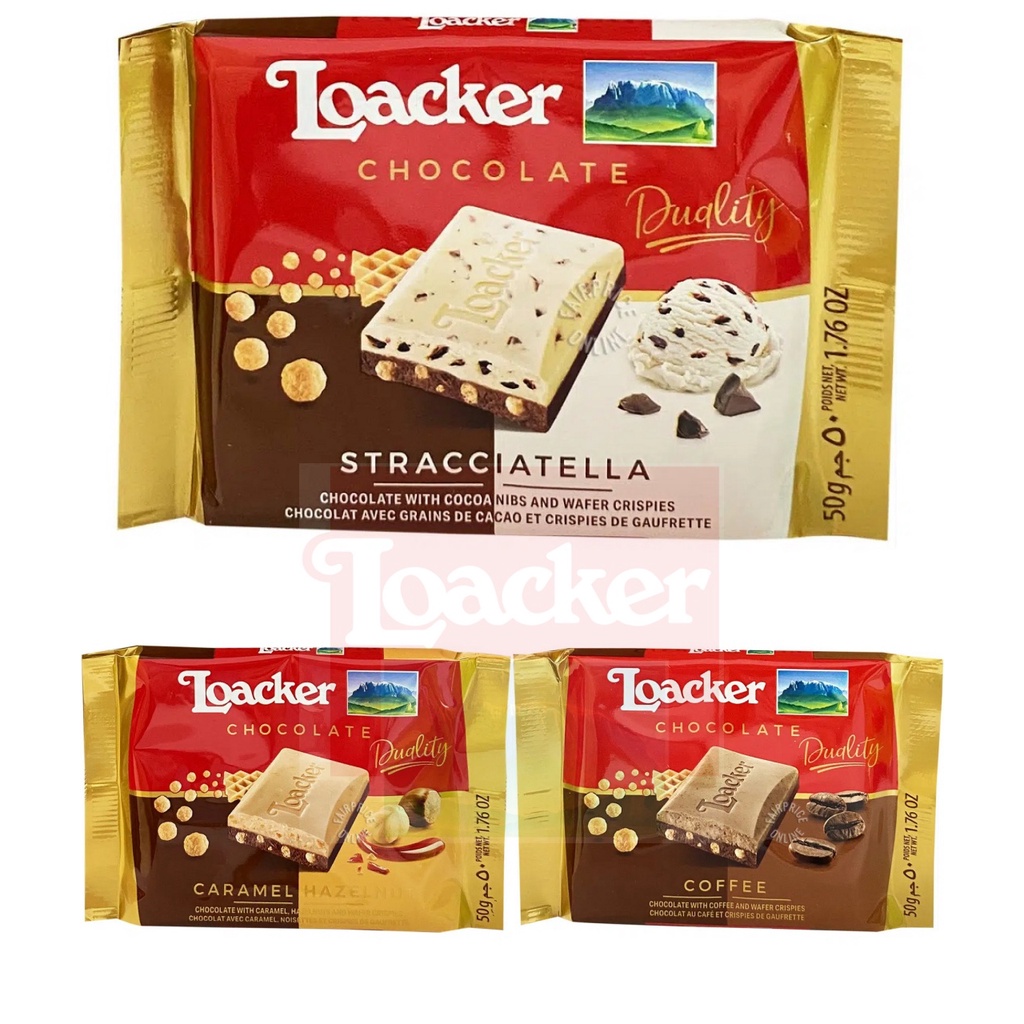 Jual Loacker Chocolate Duality Crispy Bar Gram Asal Italy Shopee