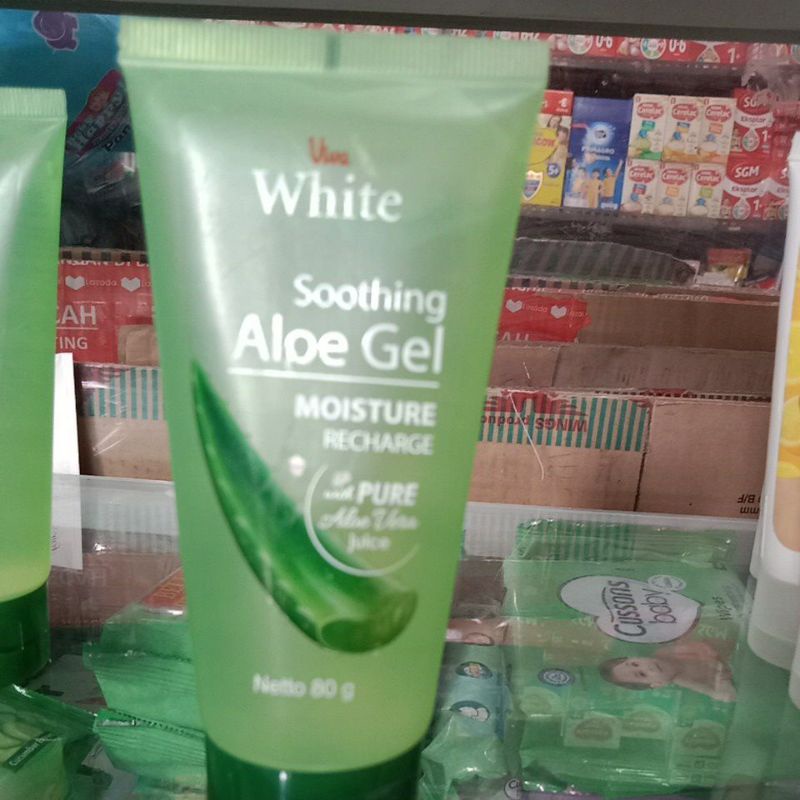 Jual Viva White Soothing Aloe Gel Moisture 80 Gr Shopee Indonesia