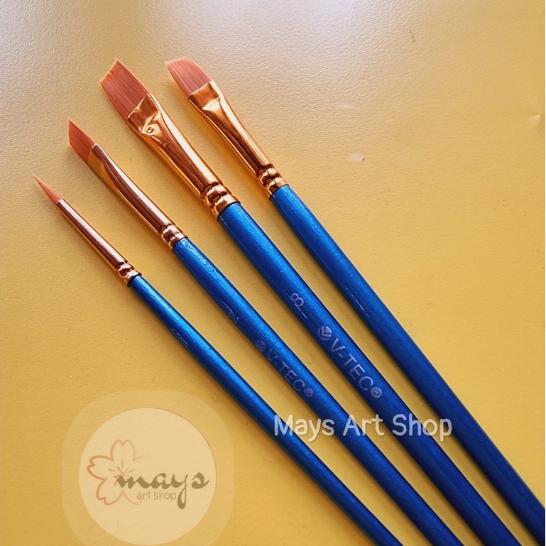 Jual Kuas Lukis Set Isi 4 V Tec Artist Paint Brush A0153 Vtec A0153 4