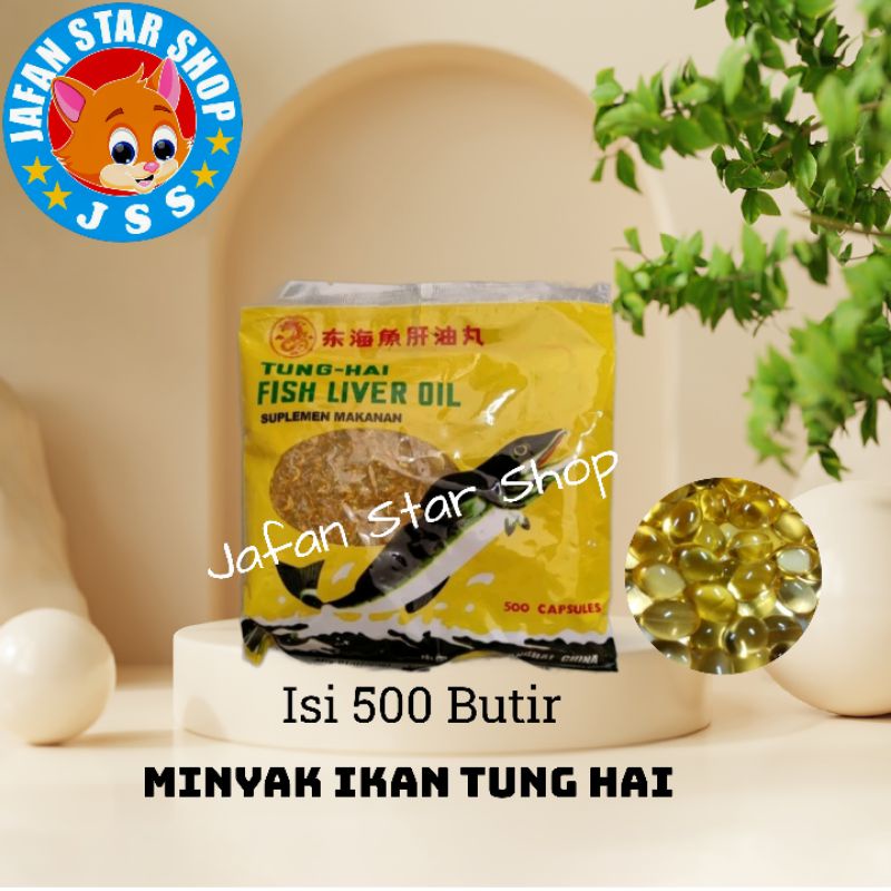 Jual Minyak Ikan Tung Hai Kapsul Tung Hai Fish Liver Oil Shopee