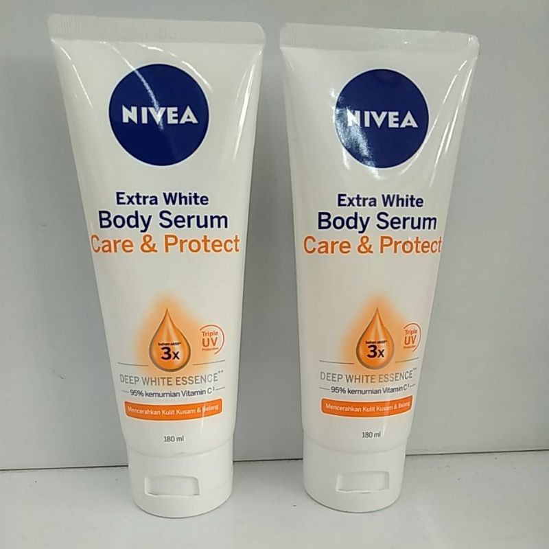 Jual Nivea Extra White Body Serum Care Protect 180 Ml Shopee Indonesia