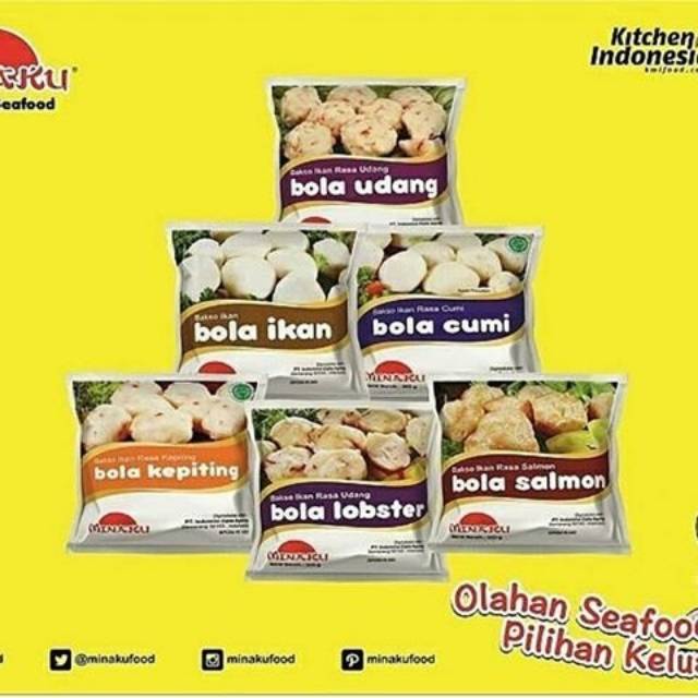 Jual Minaku Seafood Bola Bakso Gr All Variant Shopee Indonesia