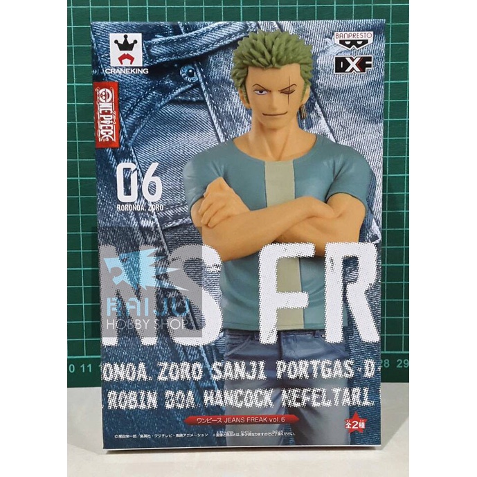 Jual One Piece Jeans Freak Vol Roronoa Zoro Light Blue Shopee