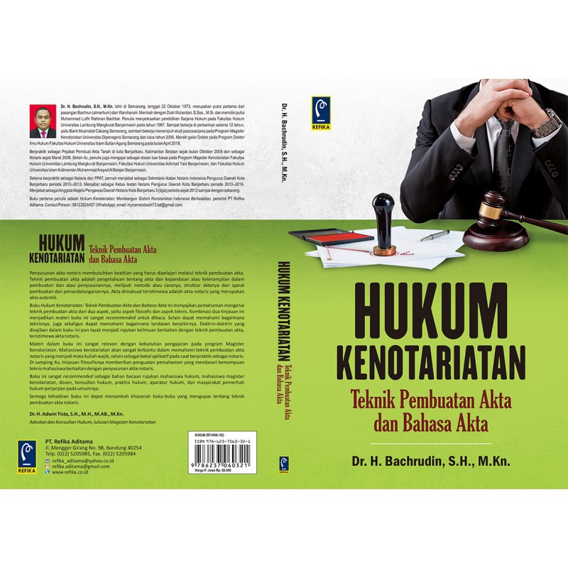 Jual BUKU HUKUM KENOTARIATAN Teknik Pembuatan Akta Dan Bahasa Akta