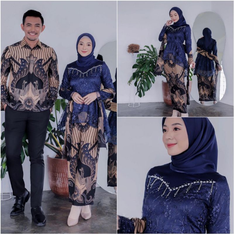 Jual Batik Couple Terbaru Couple Kalena Kebaya Modern Kebaya Tunangan