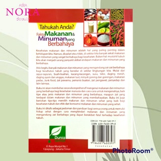 Jual Buku Tahukah Anda Fakta Makanan Minuman Yang Berbahaya Murah