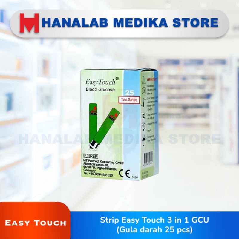 Jual Glucose Strip Easy Touch 25tes Shopee Indonesia